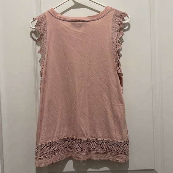 Ann Taylor Loft Sleeveless Hem Tank Top Women’s Size Petite Medium - Picture 2 of 3